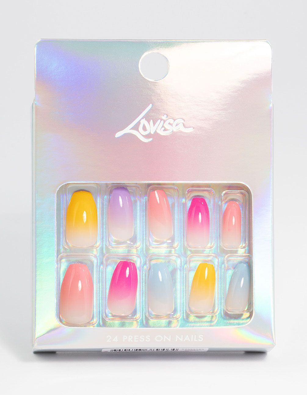 Multi-Colour Ombre Press On Nails sold by lovisa product image thumbnail 3
