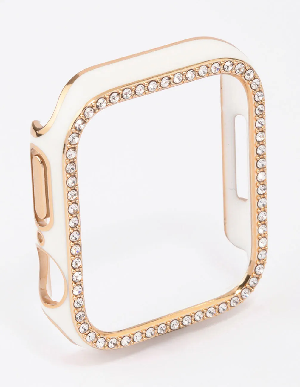 Gold & White Diamante Encrusted Watch Case 40/41mm sold by lovisa product image thumbnail 3