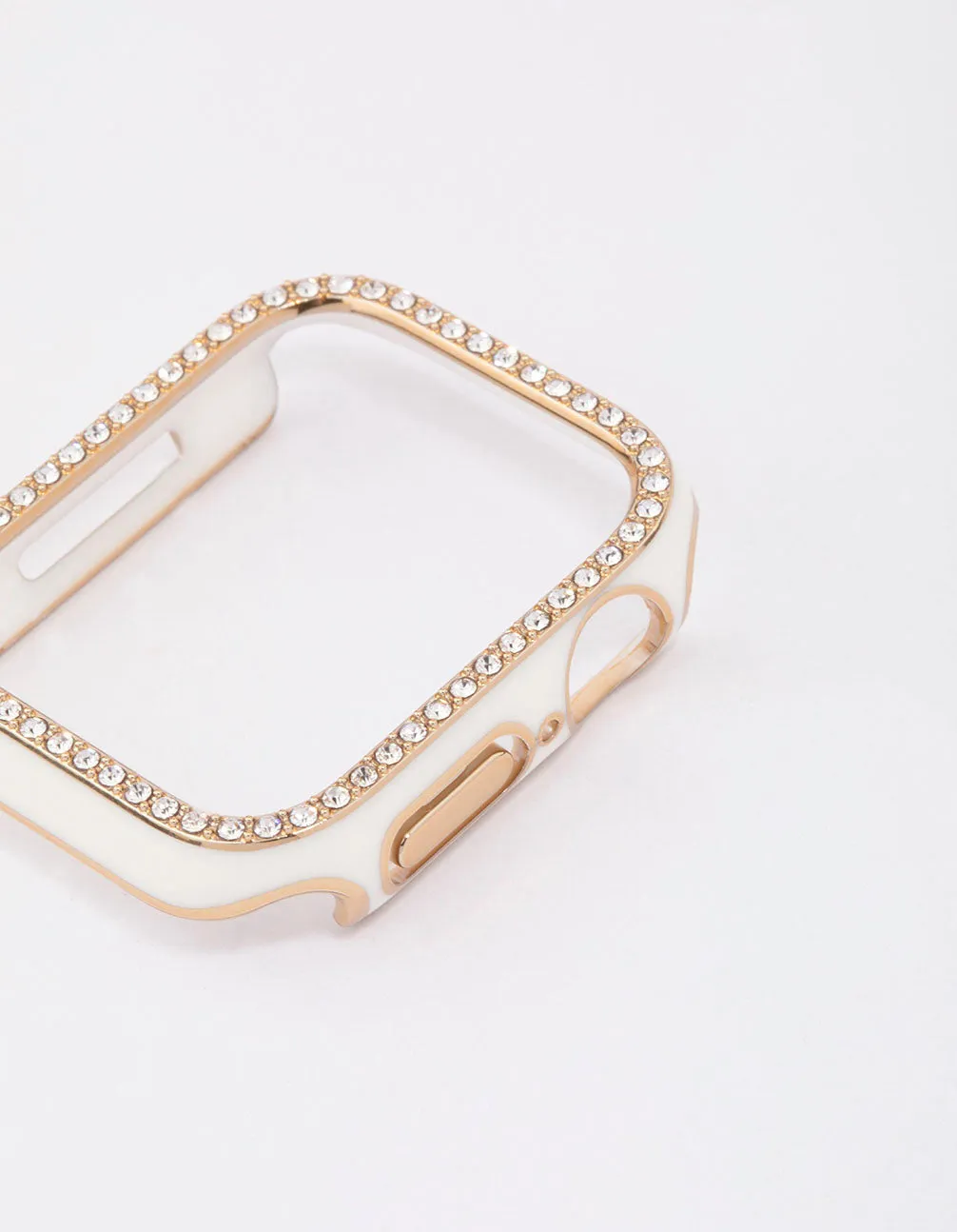 Gold & White Diamante Encrusted Watch Case 40/41mm sold by lovisa product image thumbnail 2