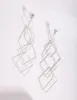 Silver Fine Diamond Cut Earrings sold by lovisa