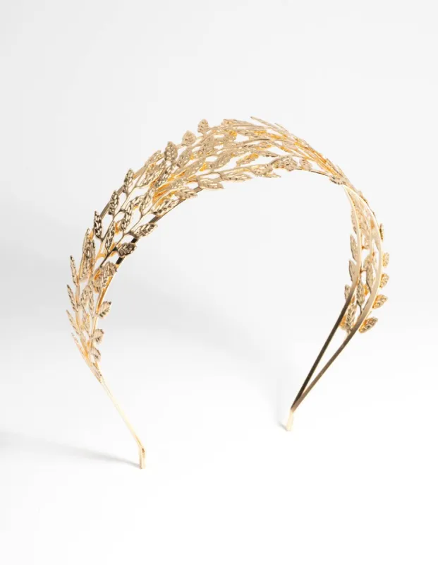 Gold Vine Alice Band sold by lovisa