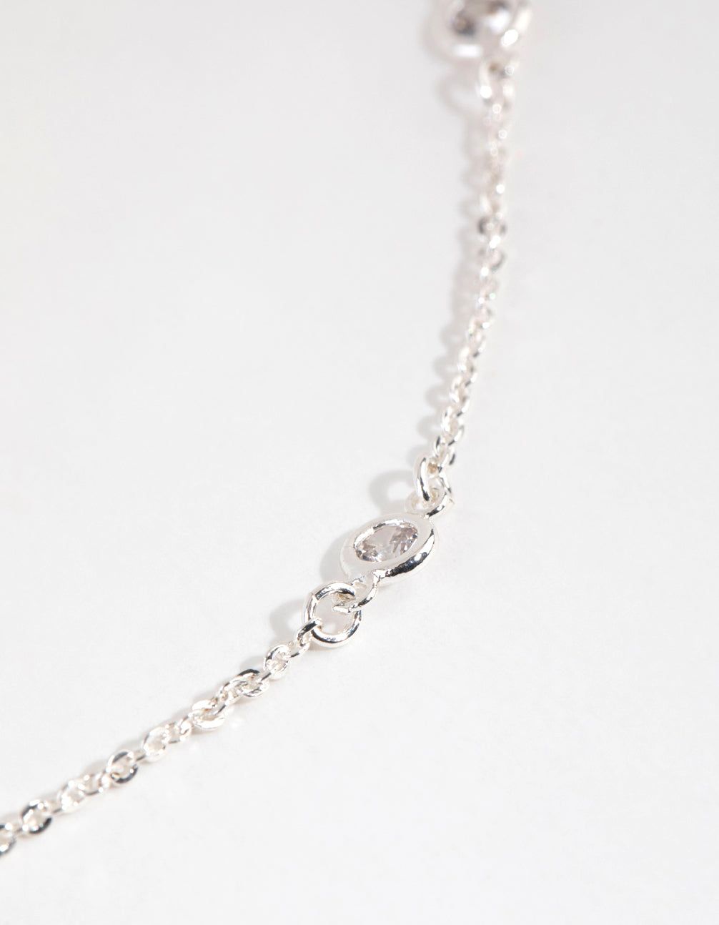 Silver Short Fine Bezel Necklace sold by lovisa product image thumbnail 3