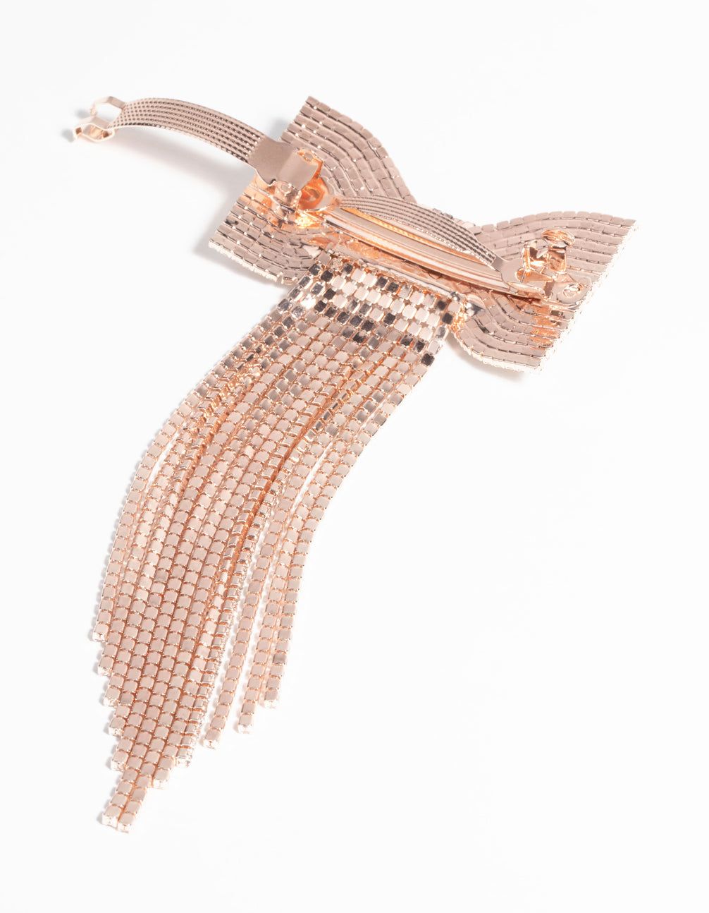 Rose Gold Crystal Bow Clip sold by lovisa product image thumbnail 3