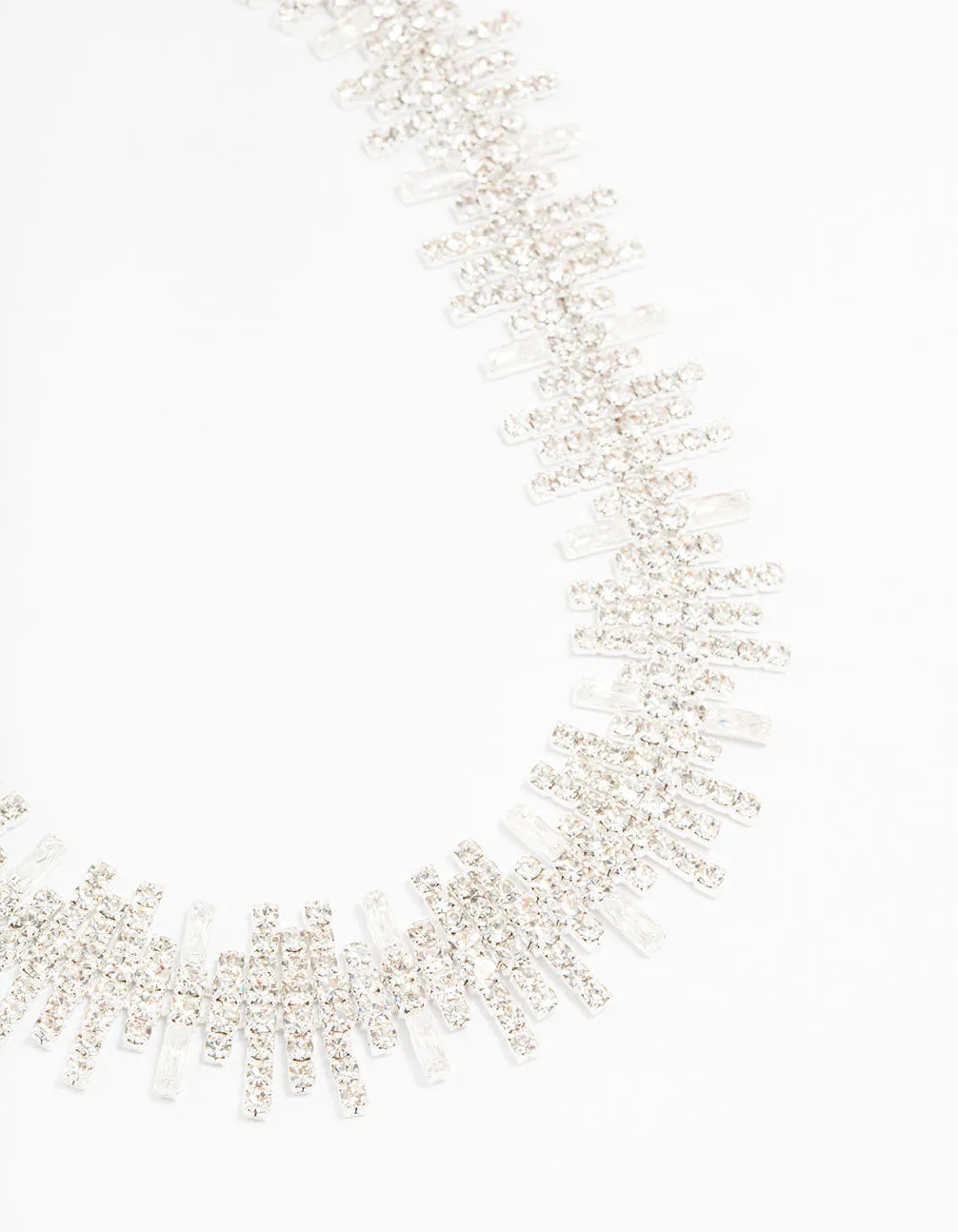 Silver Cubic Zirconia Choker Necklace sold by lovisa