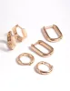Gold Mini Shaped Huggie Earrings Pack sold by lovisa