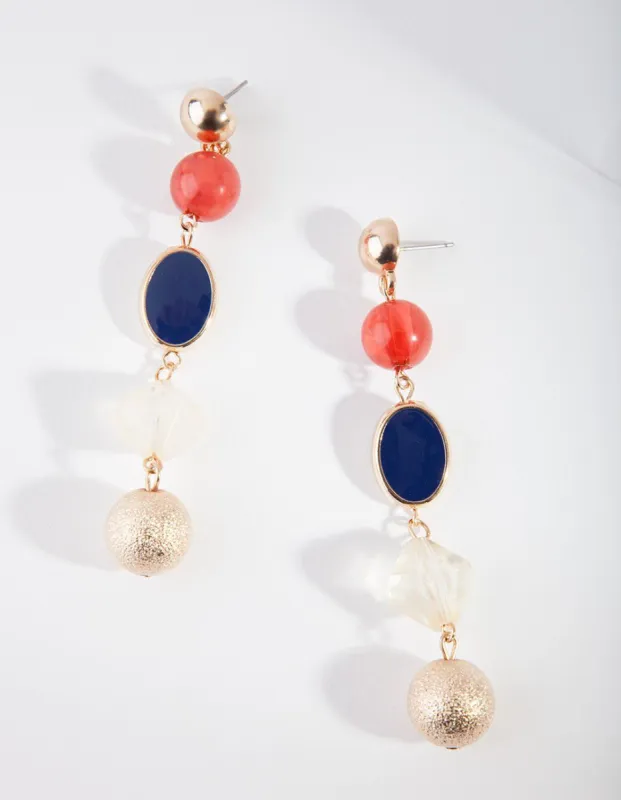 MIDN SG MULTI STONE DRP ER sold by lovisa