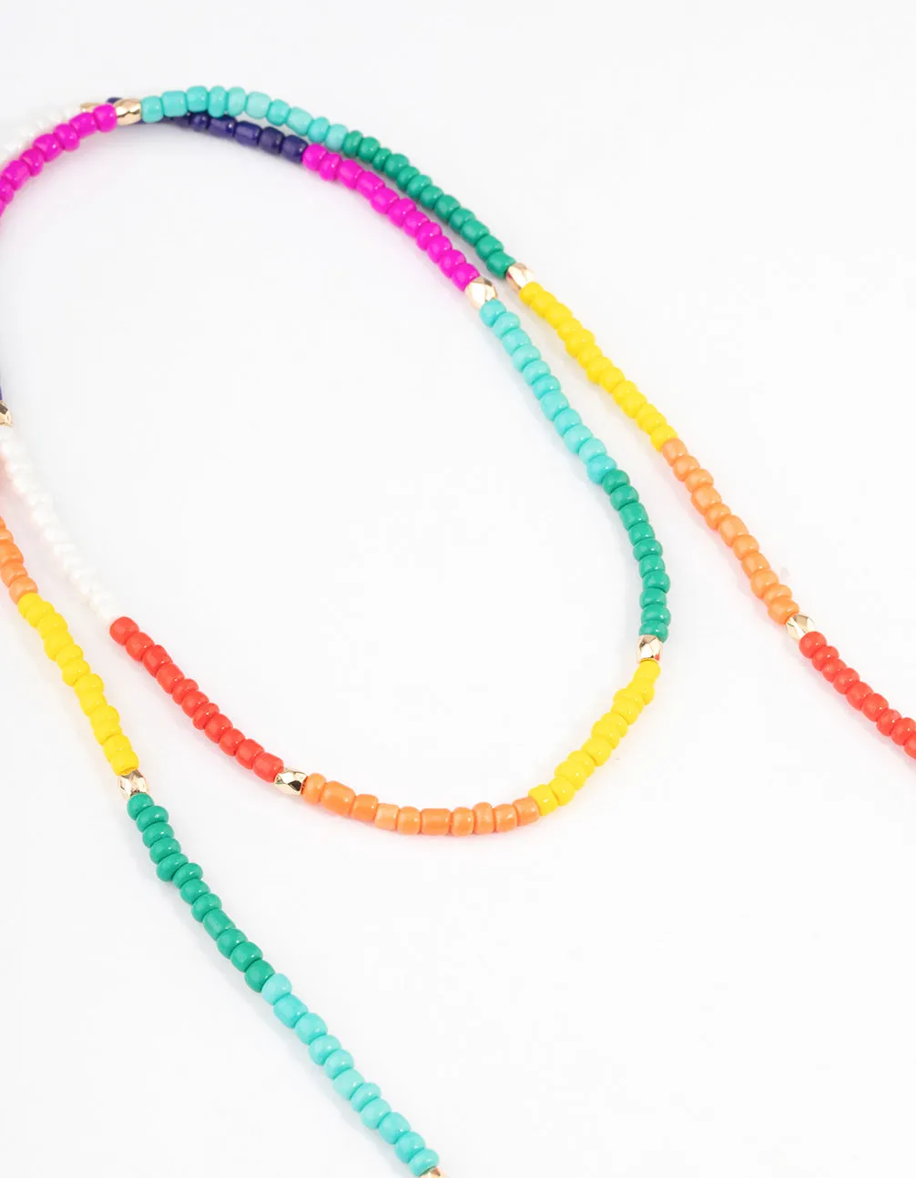 Beaded Multi Coloured Glasses Chain sold by lovisa product image thumbnail 2