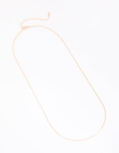 Gold Snake Chain Necklace sold by lovisa