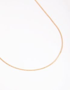 Gold Snake Chain Necklace sold by lovisa