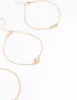 Gold Mixed Stone Diamante Bracelet 3-Pack sold by lovisa