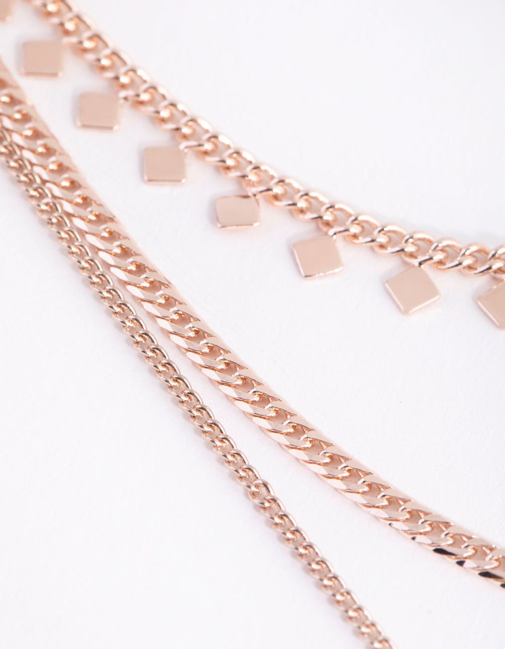 Rose Gold Star Disc Layered Necklace sold by lovisa product image thumbnail 3