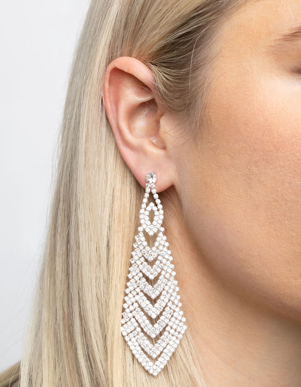 Silver Cup Chain Drop Earrings sold by lovisa product image thumbnail 2