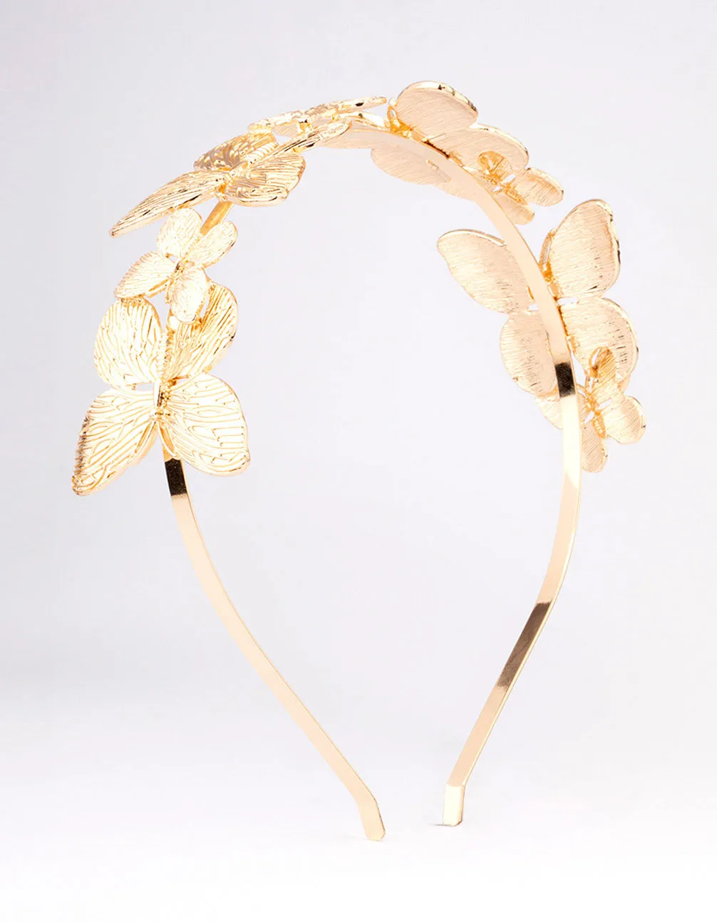 Gold Decorative Butterfly Headband sold by lovisa