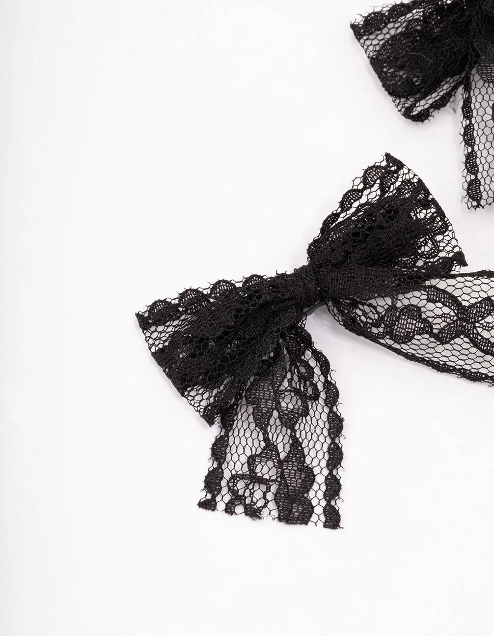 Black Lace Hair Bow Pack sold by lovisa product image thumbnail 2