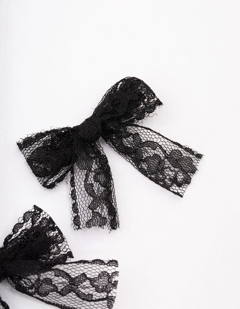 Black Lace Hair Bow Pack sold by lovisa product image thumbnail 3