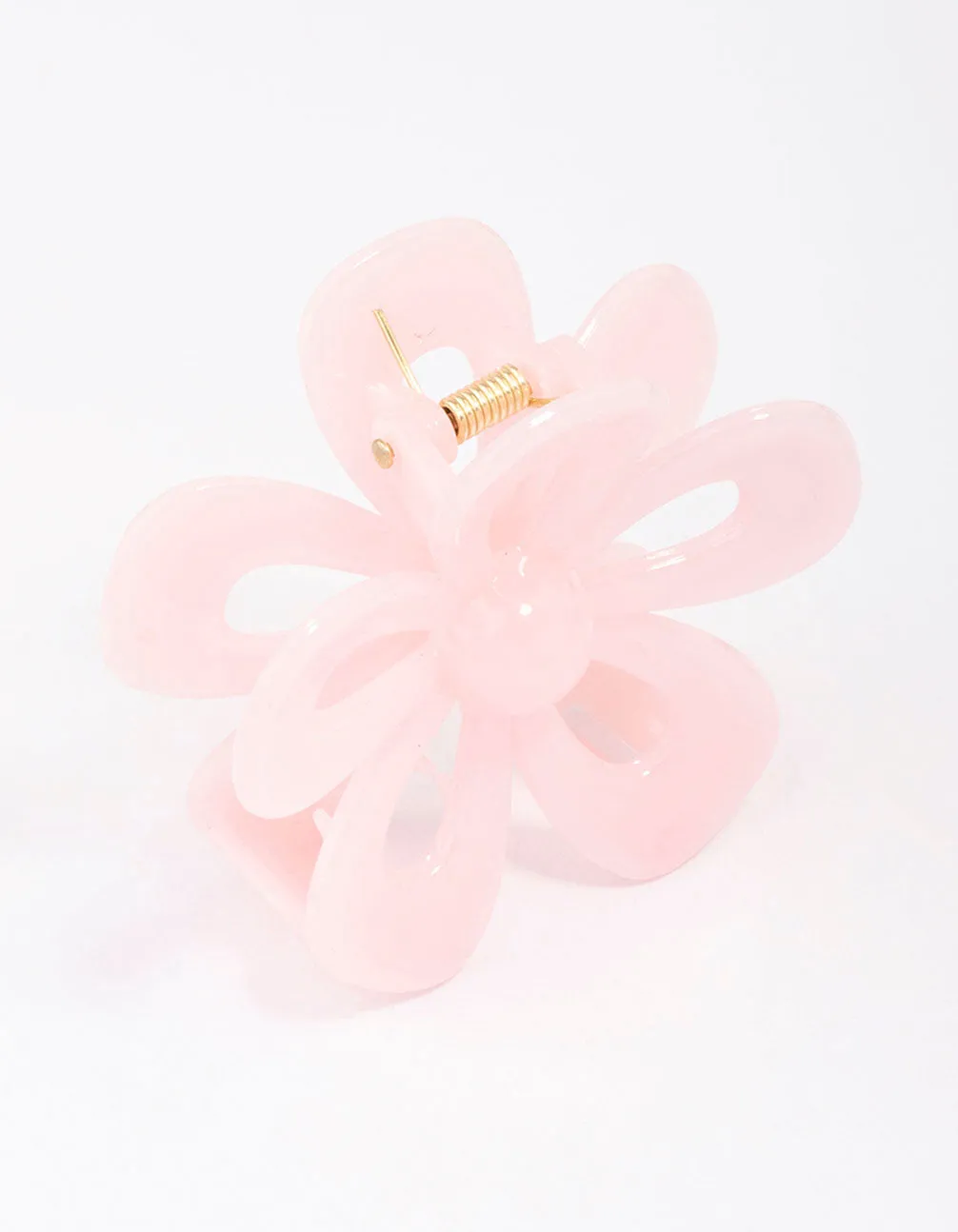 Pink Flower Hair Claw Clip sold by lovisa