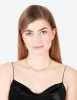 Waterproof Gold Plated Stainless Steel Open Oval Link Necklace sold by lovisa