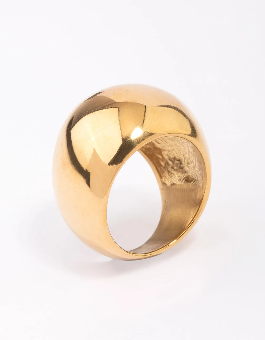 Gold Plated Stainless Steel Large Bubble Ring sold by lovisa product image thumbnail 2