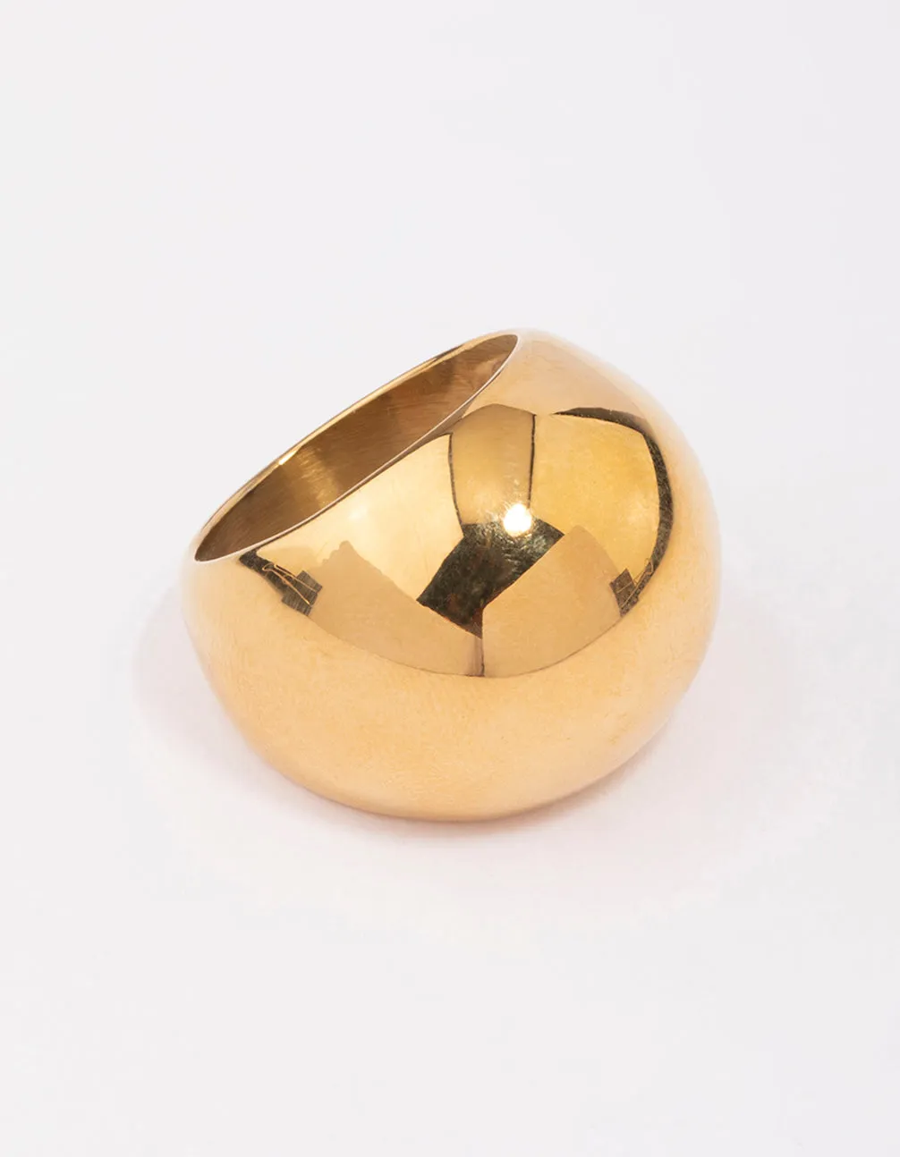 Gold Plated Stainless Steel Large Bubble Ring sold by lovisa product image thumbnail 3
