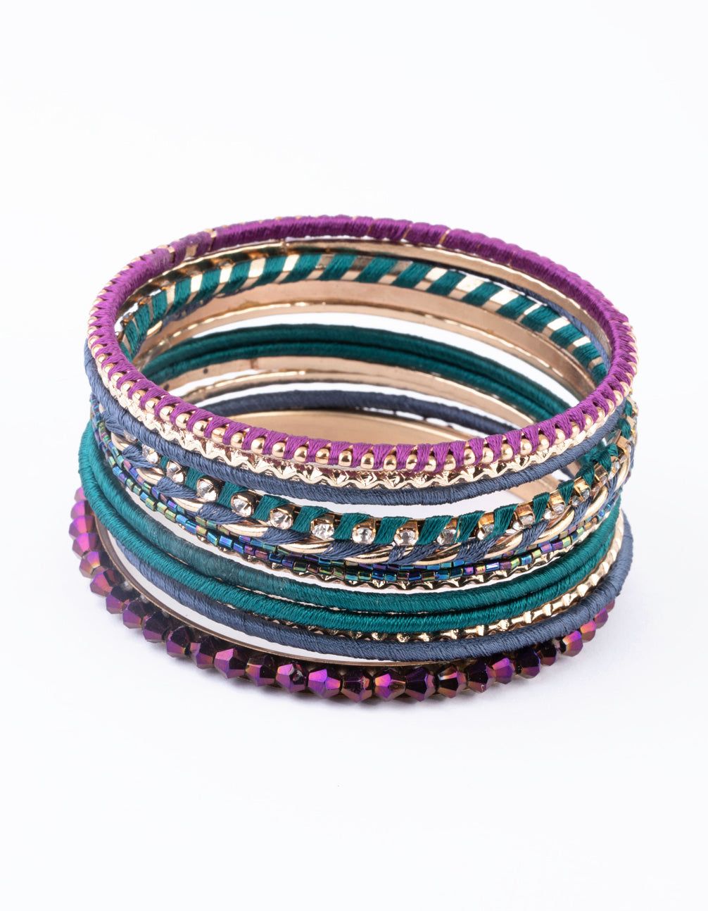 Gold Midnight Mixed Bangle Pack sold by lovisa product image thumbnail 2
