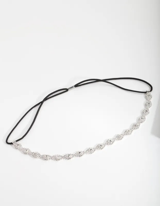 Simple Diamante Headband sold by lovisa