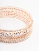 Rose Gold Diamante Layered Bracelet sold by lovisa