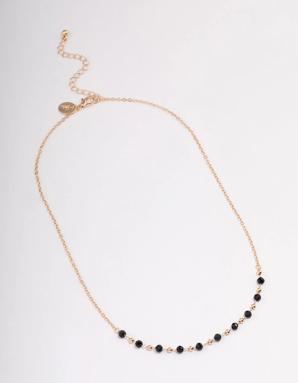 Gold Black Beaded Necklace sold by lovisa product image thumbnail 2