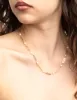 Gold Plated Freshwater Pearl Oval Chain Link Necklace sold by lovisa