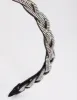 Fabric Braided & Diamante Headband sold by lovisa