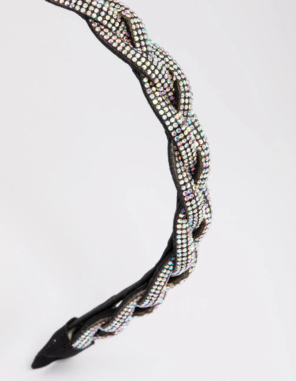 Fabric Braided & Diamante Headband sold by lovisa product image thumbnail 2