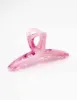 Pink Acrylic Large Twisted Hair Claw Clip sold by lovisa