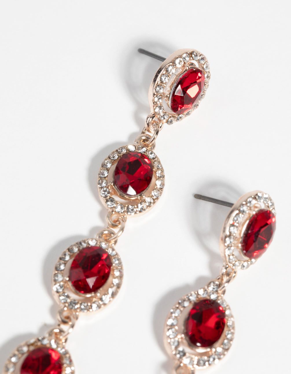 Rose Gold Circle Drop Earrings sold by lovisa product image thumbnail 2