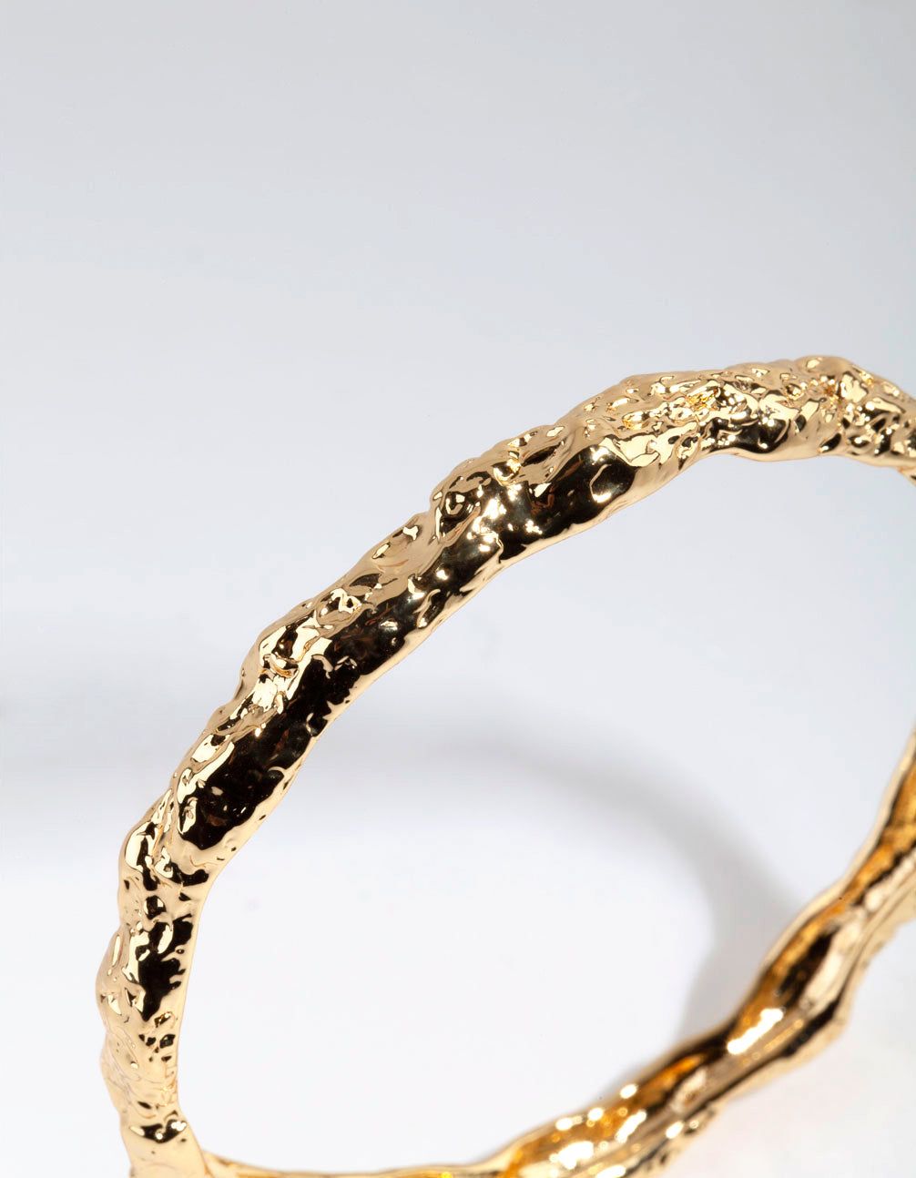 Gold Plated Textured Bangle sold by lovisa product image thumbnail 3