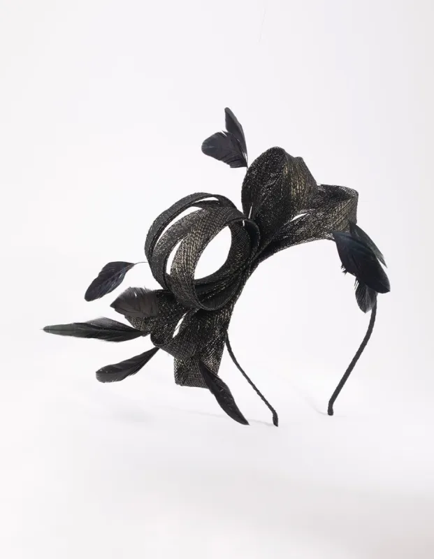 Metallic Feather Alice Band sold by lovisa