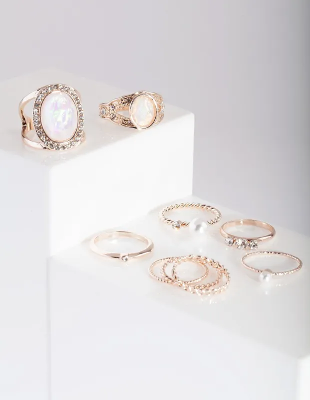 RGPK RG FAUX PEARL KNCKLE RG sold by lovisa