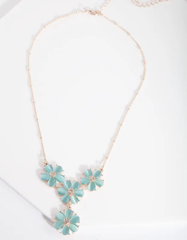 EVDNK RG SHT CATEYE FLWR NL sold by lovisa