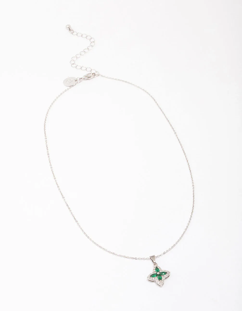 Silver Diamante Cross Pendant Necklace sold by lovisa product image thumbnail 2