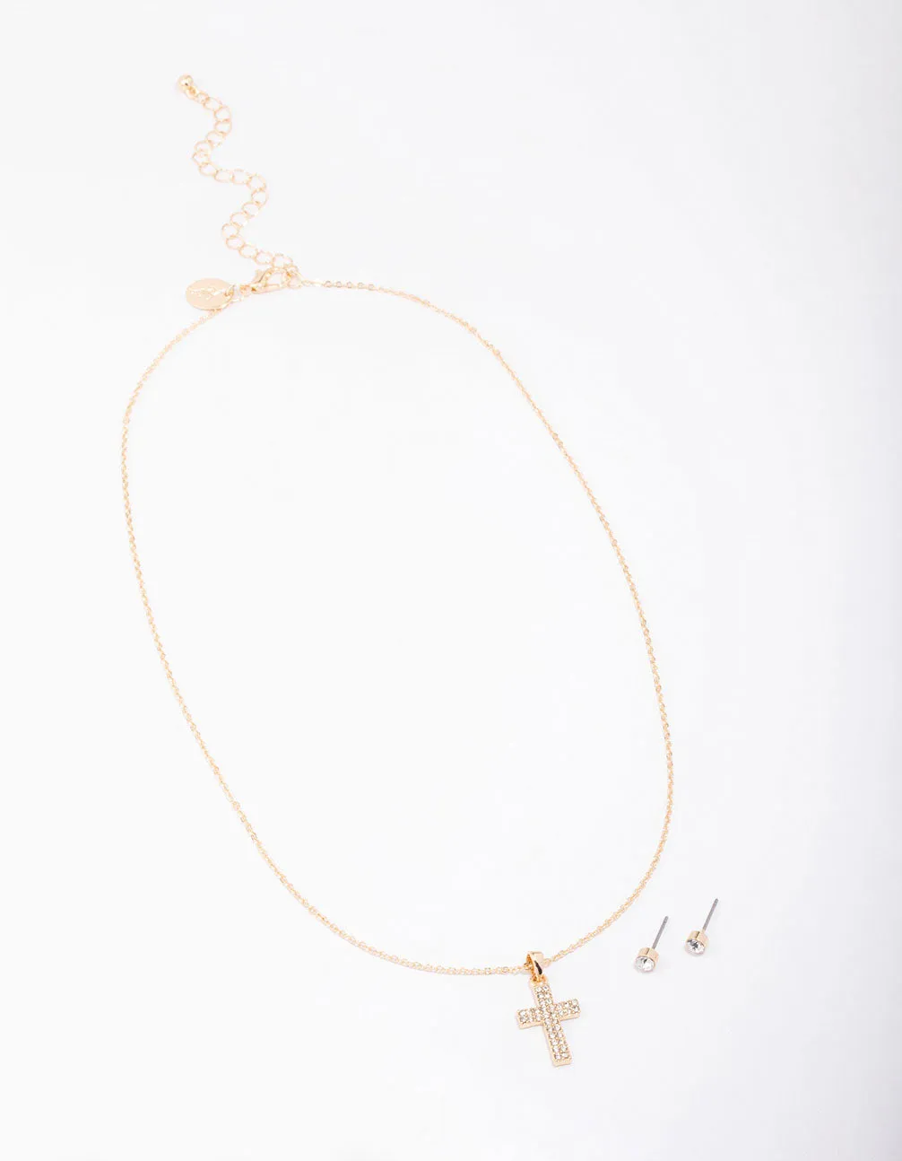 Gold Stud Cross Jewellery Set sold by lovisa product image thumbnail 3
