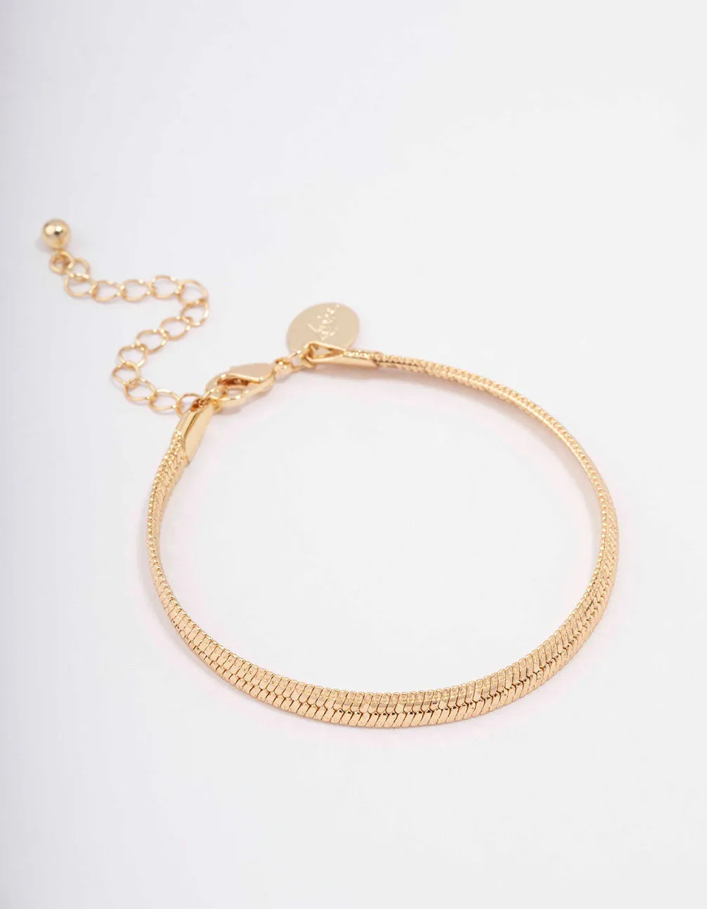 Gold Plated Snake Chain Bracelet sold by lovisa