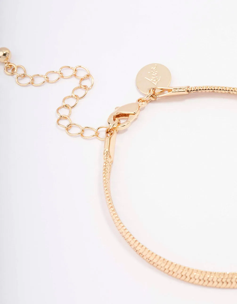 Gold Plated Snake Chain Bracelet sold by lovisa product image thumbnail 3