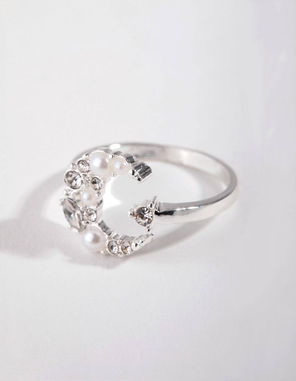 Silver Pearl Moon Ring sold by lovisa product image thumbnail 2