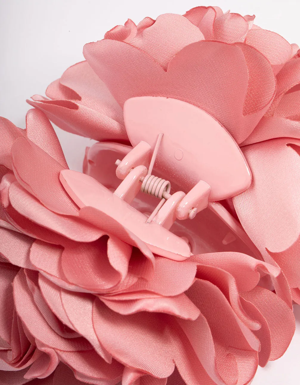 Pink Fabric Small Flower Hair Claw Clip sold by lovisa product image thumbnail 3