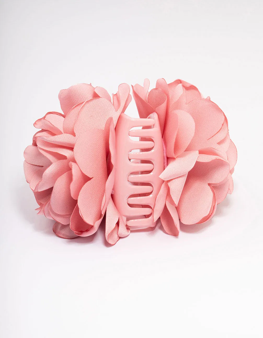 Pink Fabric Small Flower Hair Claw Clip sold by lovisa product image thumbnail 2