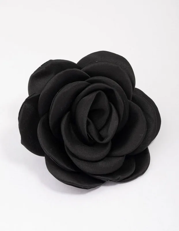 Black Rosette Hair Tie sold by lovisa