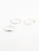 Silver Flower Vine Stacking Ring Pack sold by lovisa