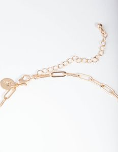 Gold Link Chain Necklace sold by lovisa
