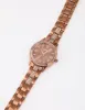 Copper-Coloured Diamante Link Watch sold by lovisa