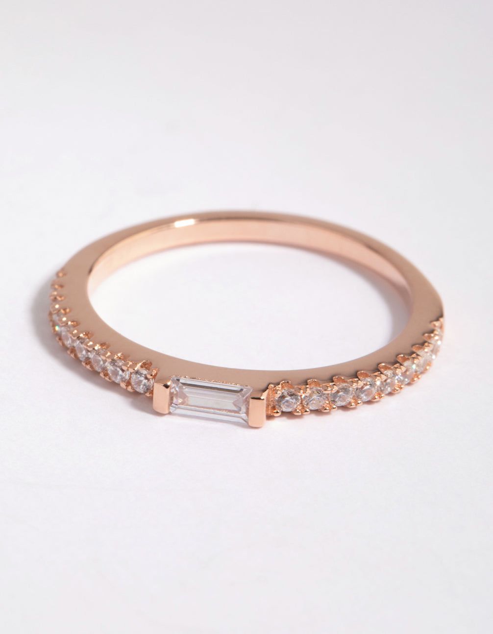 Rose Gold Plated Sterling Silver Baguette Ring sold by lovisa product image thumbnail 2