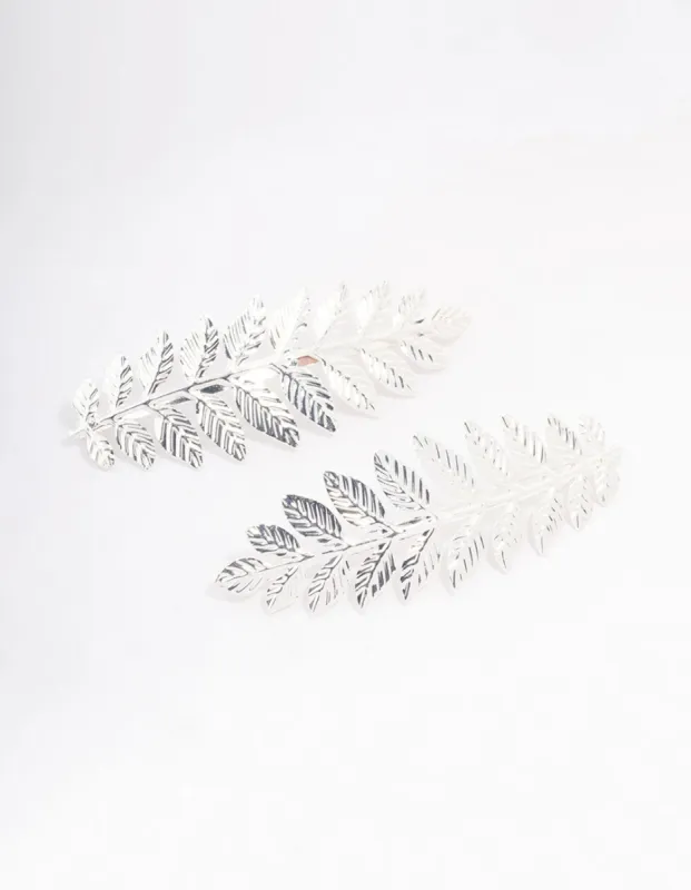 Silver Detailed Vine Hair Clip Pack sold by lovisa