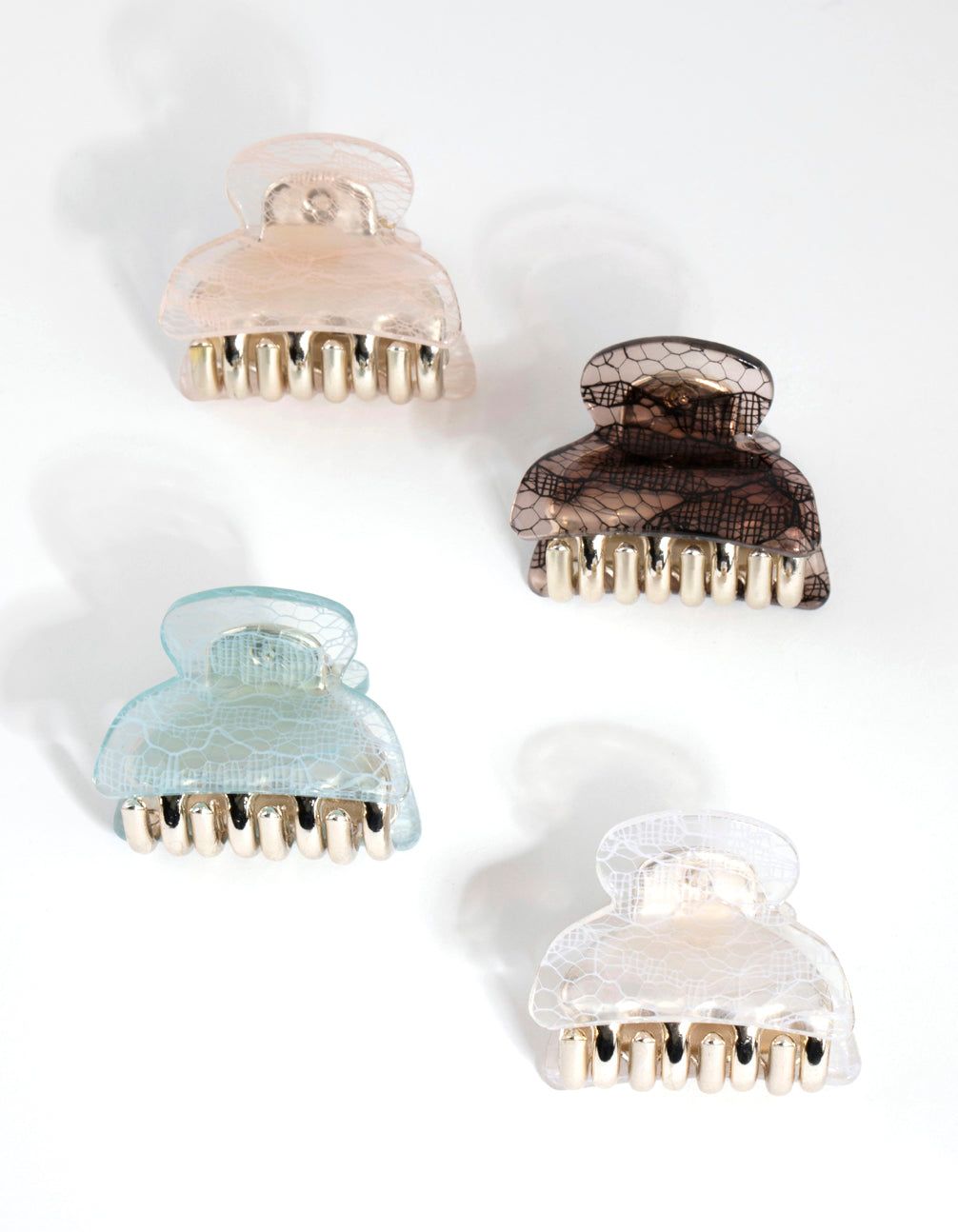 Lace Detail Mini Claw Pack sold by lovisa